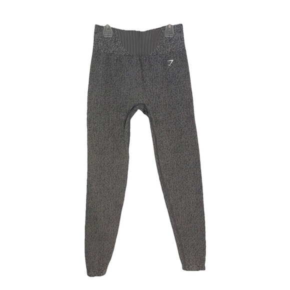 NWOT Gymshark Grey Marl Vital Seamless Leggings Size Medium Stretch Workout - Picture 1 of 4